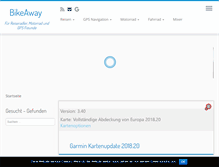 Tablet Screenshot of bikeaway.info